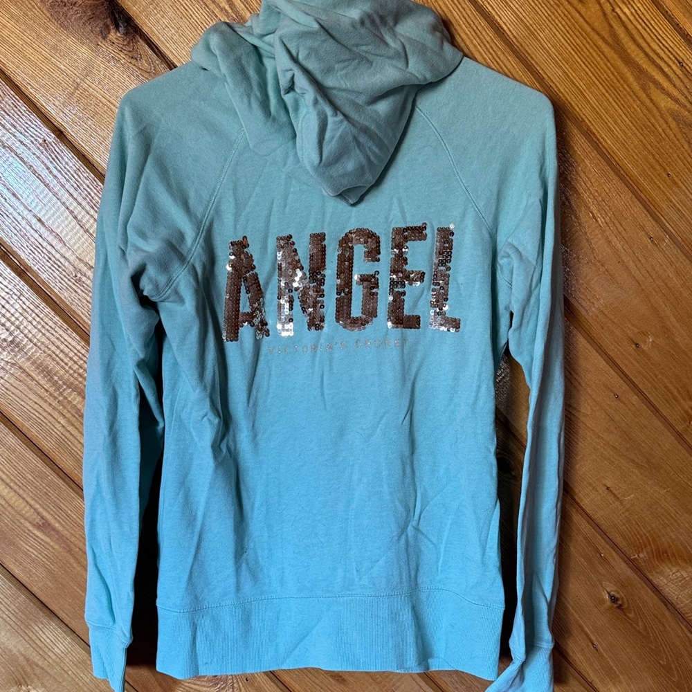 Victoria’s Secret sequins ANGEL zip up sweatshirt - Picture 3 of 3